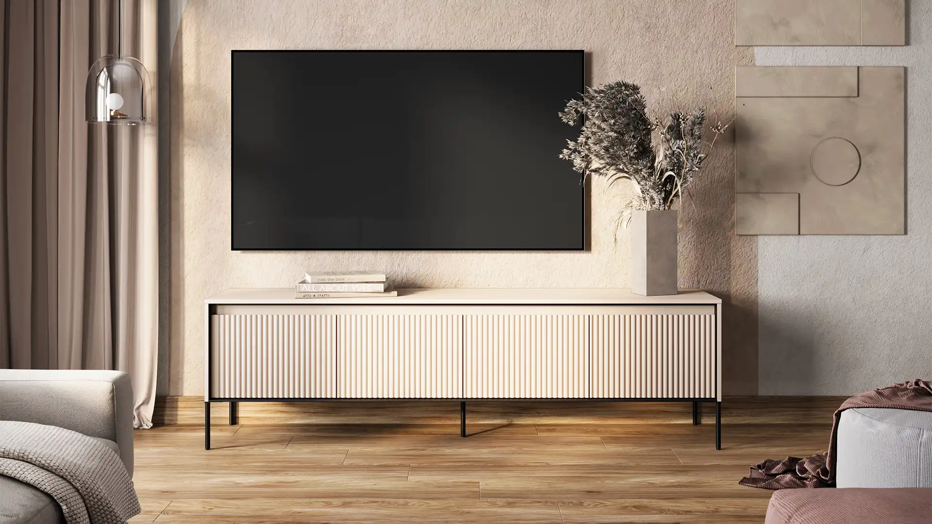 A Grooved Chest of Drawers and Interior Style
