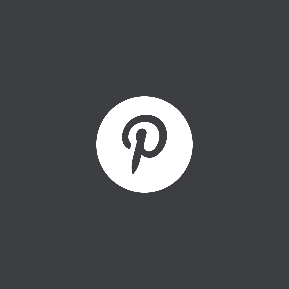 social media logo Pinterest